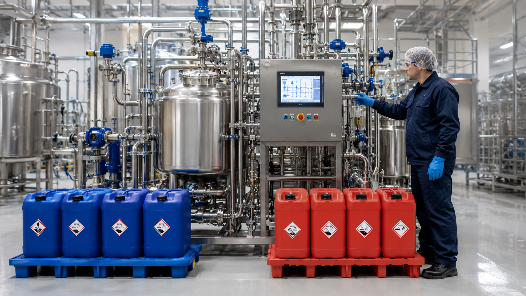 CIP mycie w obiegu zamkniętym i środki chemiczne APOLA Chemia Profesjonalna